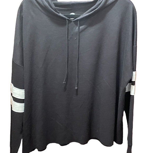SO juniors lightweight black hooded top, size 2X - Picture 1 of 8